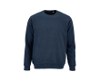 Unisex organic cotton brushed fleece sweatshirt 300g/m² Waikiki colour navy-blue