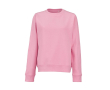 Women’s organic cotton crew neck sweatshirt 300g/m² Waikiki colour pink