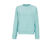 Women’s organic cotton crew neck sweatshirt 300g/m² Waikiki colour light-green