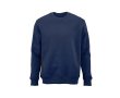 Unisex organic cotton crew neck sweatshirt 340 g/m² Nazaré colour navy-blue