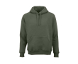 Unisex organic cotton hoodie 340g/m² Tulum colour military green