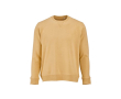 Unisex organic cotton sweatshirt with French terry 300 g/m² Capri colour yellow