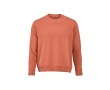 Unisex organic cotton sweatshirt with French terry 300 g/m² Capri colour orange