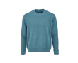 Unisex organic cotton sweatshirt with French terry 300 g/m² Capri colour petrol blue