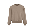 Unisex organic cotton oversized sweatshirt 340gsm Whitehaven colour light brown