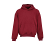 Unisex oversized 340 g/m² cotton and recycled polyester hoodie Ericeira colour burgundy