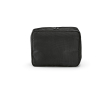 Recycled polyester travel organiser wash bag with hook, 4.5L colour black