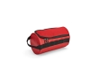 Toiletry bag from recycled polyester and RPET colour red