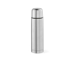 Recycled stainless steel double-wall vacuum flask 500 ml colour silver