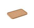 Natural cork tray with stable base, made in Europe colour natural