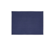 Recycled canvas placemat 45 x 33 cm and 180 g/m² colour navy-blue