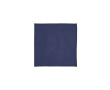 Square recycled canvas placemat 30 x 30 cm and 180 g/m2 colour navy-blue