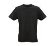 Unisex organic cotton regular fit T-shirt 165g/m² Copacabana colour black