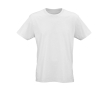 Unisex organic cotton regular fit T-shirt 165g/m² Copacabana colour white