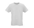 Unisex organic cotton regular fit T-shirt 165g/m² Copacabana colour light grey