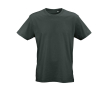 Unisex organic cotton regular fit T-shirt 165g/m² Copacabana colour dark green