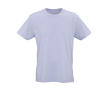 Unisex organic cotton regular fit T-shirt 165g/m² Copacabana colour pastel blue