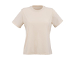 Women’s organic ring-spun cotton T-shirt 165 g/m² Copacabana colour beige
