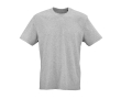 Unisex organic cotton rib knit T-shirt 180g/m² Maya colour marbled grey
