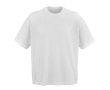 Unisex organic cotton oversized fit T-shirt 240 g/m² Paloma colour white
