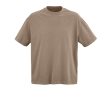 Unisex organic cotton oversized fit T-shirt 240 g/m² Paloma colour light brown