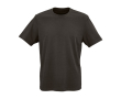 Unisex organic cotton T-shirt with ribbed collar 140 g/m2 colour lilac