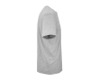 Unisex organic cotton T-shirt with ribbed collar 140 g/m2 colour marbled grey