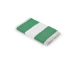 Beach towel recycled cotton 350 g/m2, 80 x 160 cm colour green