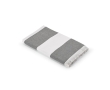 Beach towel recycled cotton 350 g/m2, 80 x 160 cm colour grey