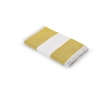 Beach towel recycled cotton 350 g/m2, 80 x 160 cm colour dark yellow