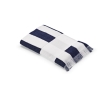 Beach towel made from recycled cotton, 450 g/m2, 80 x 180cm colour blue