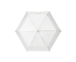 Manual folding umbrella in recycled plastic pongee ø95 colour white