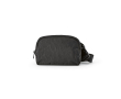 Water-resistant recycled nylon waist bag with rear pocket 1.5 L colour black