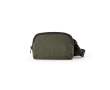 Water-resistant recycled nylon waist bag with rear pocket 1.5 L colour dark green