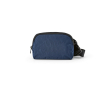 Water-resistant recycled nylon waist bag with rear pocket 1.5 L colour navy-blue