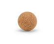 Compact cork ball for stretching and muscle relief colour natural