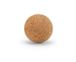Compact cork ball to relieve muscle tension points colour natural