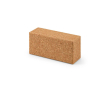Non-slip cork yoga block for balance and stretching colour natural