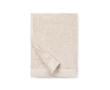 Branded cotton and tencel towel, 70 × 140 cm colour beige