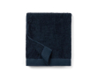 Corporate cotton and tencel towel, 90 × 150 cm colour dark blue