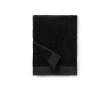 Branded cotton and tencel towel, 70 × 140 cm colour black