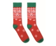 Christmas socks in a gift box (large sizes 43-46) colour red