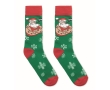 Christmas socks in a gift box (large sizes 43-46) colour green