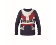 Christmas sweater with a festive look (size S-M) colour blue