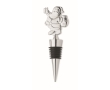 Christmas edition wine stopper in Santa Claus shape colour matt silver