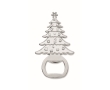 Christmas edition bottle opener in tree shape colour matt silver