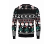Christmas jumper with 10 LED lights, size L/XL colour black