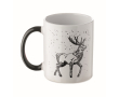 Ceramic mug, Christmas design, matching handle, 300 ml colour black