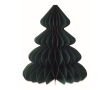 Foldable paper ornament, Christmas tree shape colour green