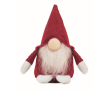 Decorative felt gnome with polyester beard and cotton filling colour red